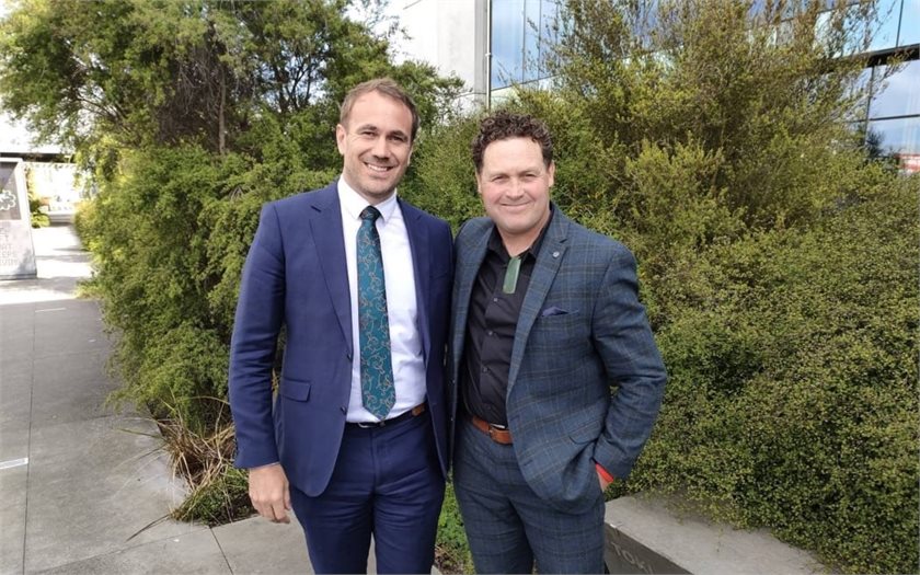 Deon Swiggs (left) and Craig Pauling
