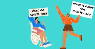 350 Aotearoa ACC protest illustration