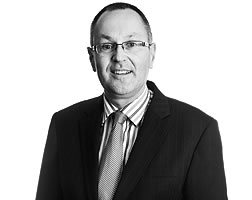 Alastair Boult ... trying it out.