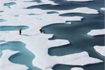 Warming up ... melt ponds in the Arctic. Warming up ... melt ponds in the Arctic.