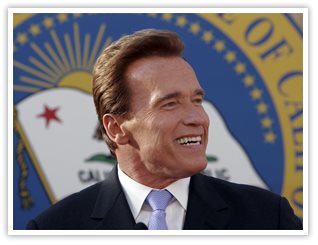 Arnold Schwarzenegger  ... strong climate change leadership