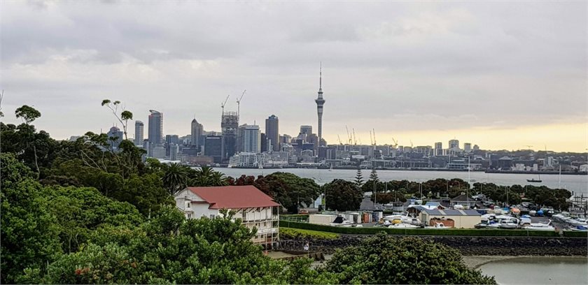 Auckland, from Bayswater.