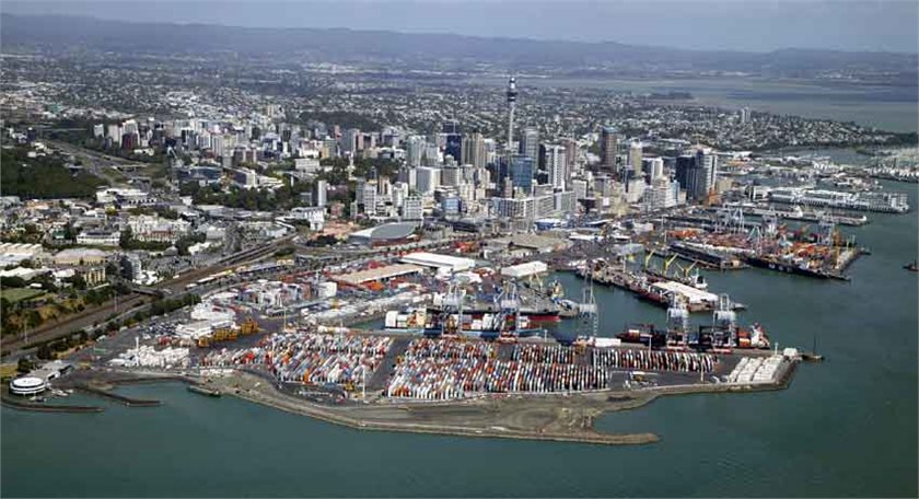 Coastal trade will return to big ports like Auckland (pictured) and smaller ones