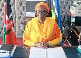 Kenya's cabinet secretary for industrialisation, trade and enterprise development Betty Main