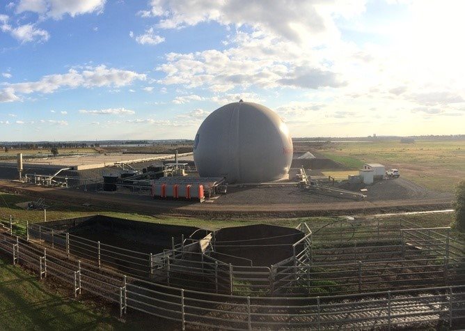 A biogas plant in Queensland.