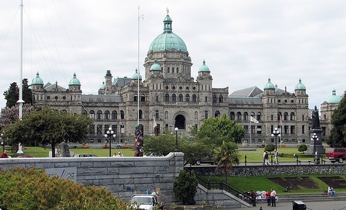BC Parliament - leadership on recycling carbon tax revenues into tax cuts