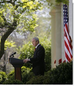 Bush .. described as "a little desperate"