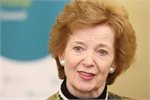 Mary Robinson ... now is the moment. Mary Robinson ... now is the moment.