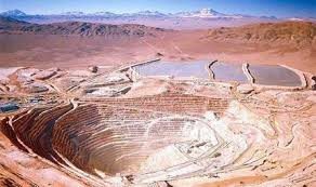 Hole story ... the Escondida mine in Chile.