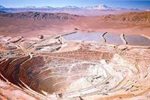 Hole story ... the Escondida mine in Chile. Hole story ... the Escondida mine in Chile.