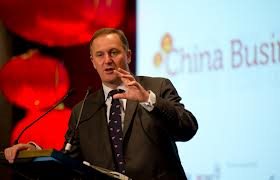 John Key ... talking green.