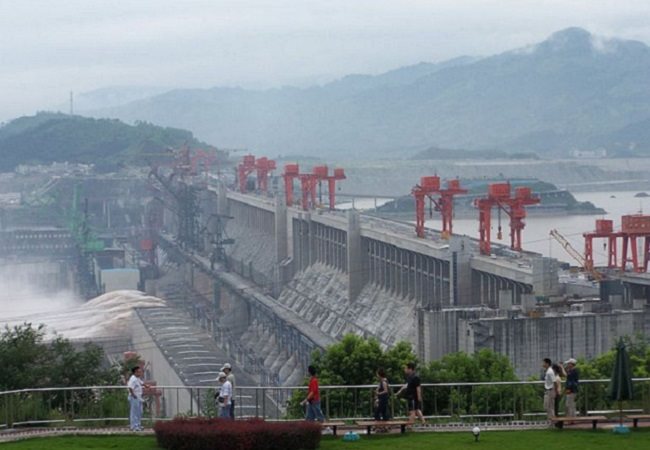 Hydropower stations such as the Three Gorges Dam are a major source of China’s renewable energy.