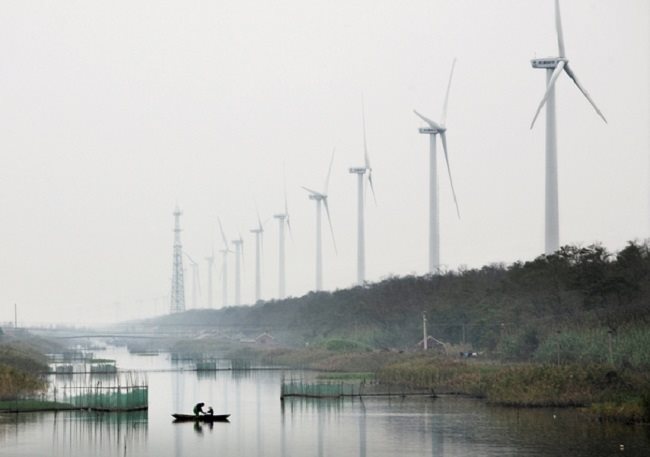 China’s installation of renewable energy sources such as wind farms is a promising development in climate policy.