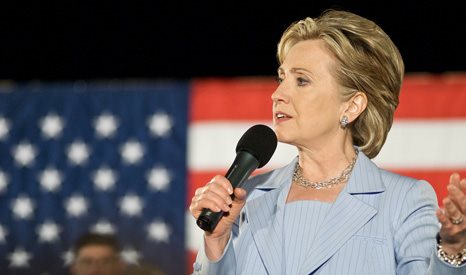 Hillary Clinton ... historic first.