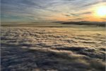 Clouds hang over Vienna, Austria. Clouds are like a blanket, cooling or heating, depending on how thick and bright they are. Clouds hang over Vienna, Austria. Clouds are like a blanket, cooling or heating, depending on how thick and bright they are.