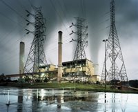 Coal-fired power station by Michael Hall ... distressing.