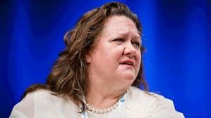 Gina Rinehart ... stake in massive mining.