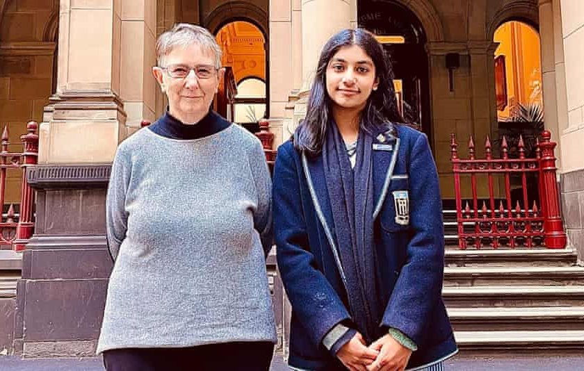 Sister Brigid Arthur, 86, and Anj Sharma, 16, are among a group who secured a judgment from the Australian federal court that found the government has a duty to protect young people from climate change.