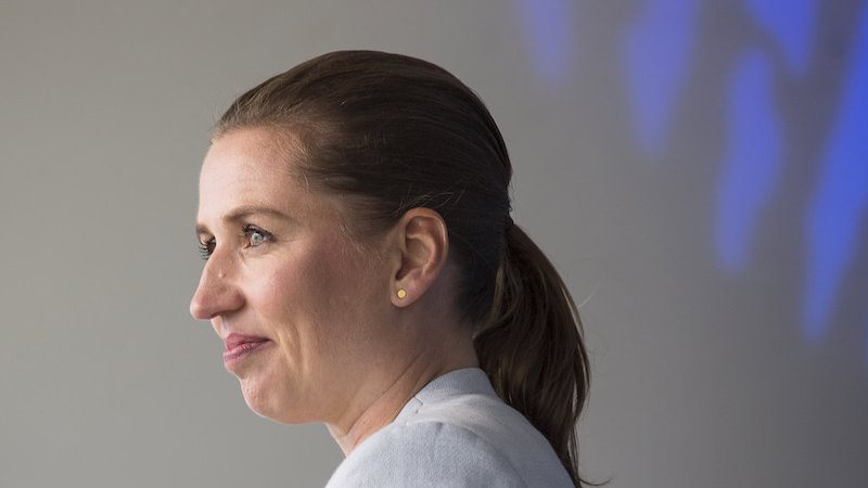 Danish prime minister Mette Frederiksen