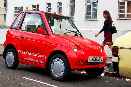 Reva electric car.