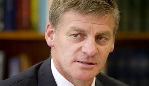 Bill English ... on tour.