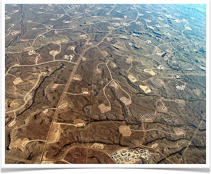 Fracking in Wyoming.