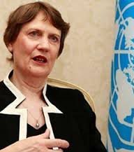 Helen Clark ... call for social change.