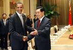 Barack Obama and Hu Jintao ... short on action.