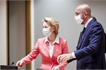 EU Council President Charles Michel and EU Commission President Ursula von der Leyen meeting with the 27 national leaders in Brussels EU Council President Charles Michel and EU Commission President Ursula von der Leyen meeting with the 27 national leaders in Brussels