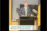 James Shaw announcing the carbon budgets on Facebook Live James Shaw announcing the carbon budgets on Facebook Live