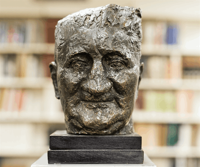 Sculpture of John A Lee - author of Children of the Poor