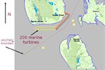 Kaipara... site for up to 200 underwater turbines Kaipara... site for up to 200 underwater turbines
