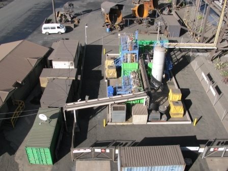 LanzaTech pilot plant at Glenbrook steel mill.
