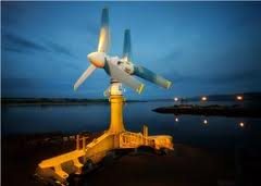 Tidal generator for the MeyGen project in Scotland.