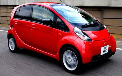 Mitsubishi's i-car .. electric version available here possibly next year