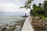 The Marshall Islands have built sea walls to try and protect their people from rising tides The Marshall Islands have built sea walls to try and protect their people from rising tides