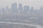 Air pollution over London Air pollution over London
