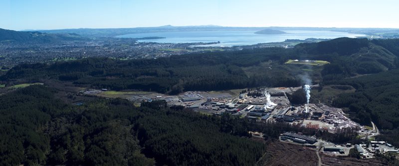 Red Stag Timber's Waipa mill at Rotorua ... award-winning co-generation from wood waste