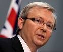 Kevin Rudd ... busy with meltdown.