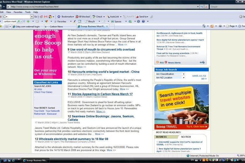 Scoop ..rating our story 11th most read March 17