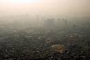 Seoul in the smog.
