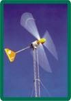 Small turbine ... increasing interest for homes and farms.