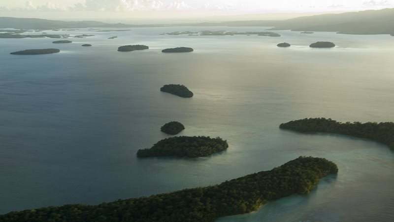 Low-lying coral atolls like the Solomon Islands are vulnerable