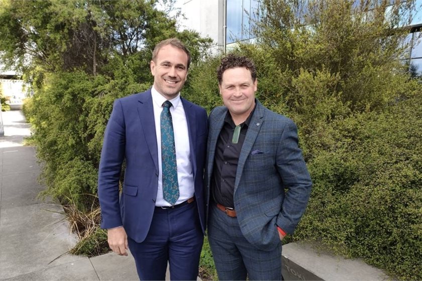 Deon Swiggs (left) and Craig Pauling