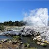 Pohutu geyser in Te Whakarewarewa Pohutu geyser in Te Whakarewarewa