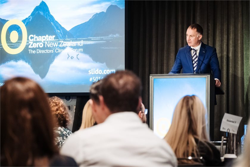 Minister of Climate Change Simon Watts