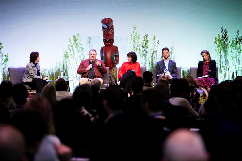 Speakers at last year's Climate Change and Business Conference