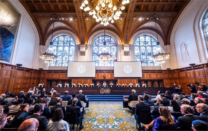 The landmark advisory, which significantly transforms the obligation of states regarding climate change, being delivered at the International Court of Justice in the Hague.