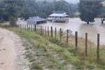 A rural Masterton district house in Te Kanuka Rd during a flooding event, which is likely to happen more often in Wairarapa in the future