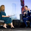 Kathryn Ryan and Energy and Climate Change Minister Simon Watts at yesterday's Climate Change and Business Conference Kathryn Ryan and Energy and Climate Change Minister Simon Watts at yesterday's Climate Change and Business Conference